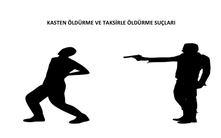 KASTEN ÖLDÜRME VE TAKSİRLE ÖLDÜRME SUÇLARI